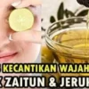 minyak zaitun dan jeruk nipis untuk masker