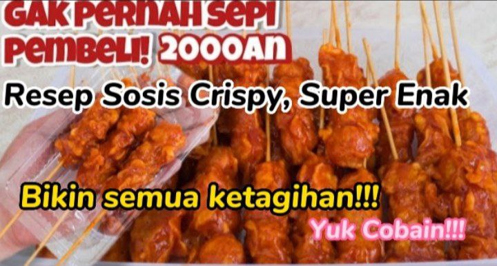 resep sosis crispy super enak