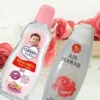 racikan baby oil dan air mawar viva