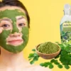 Masker daun kelor dan minyak zaitun