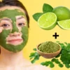 Masker daun kelor dan jeruk nipis