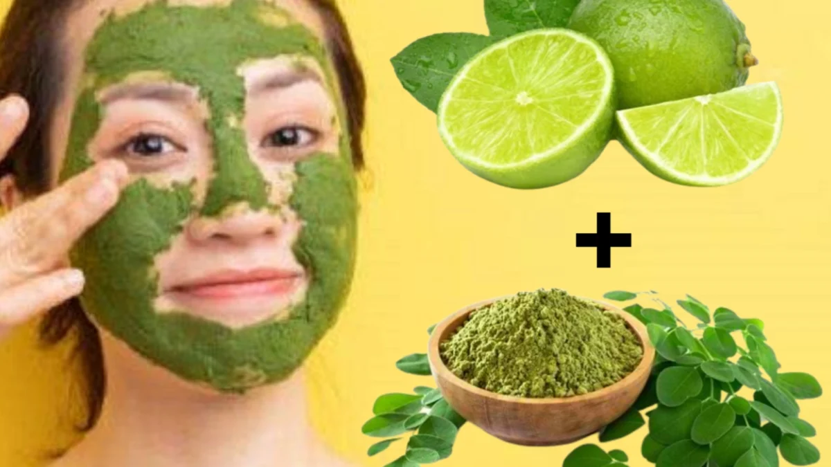 Masker daun kelor dan jeruk nipis