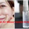 Cara bikin air mawar alami.