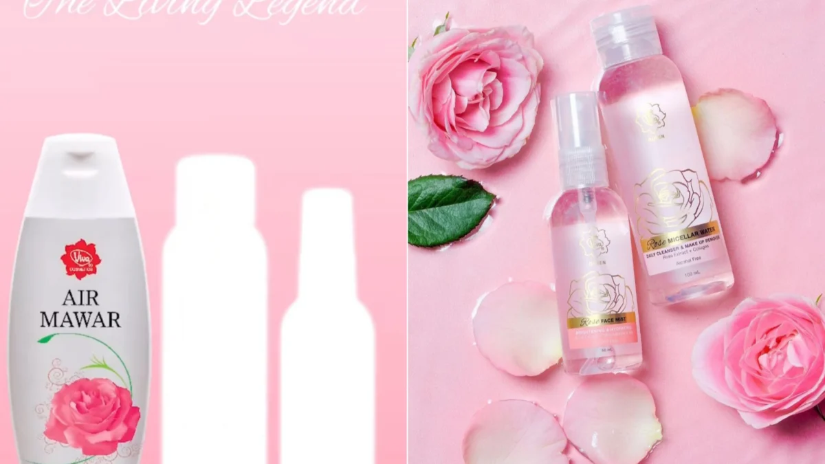 Cara Menolak Tua Bikin Wajah Cerah Glowing Gunakan Viva Rose Micellar Water dan Rose Face Mist. Harga 15 Ribuan Ada Disini!