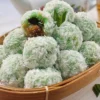 Resep klepon makanan tradisional.