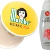 Bedak Marcks dan air mawar Viva