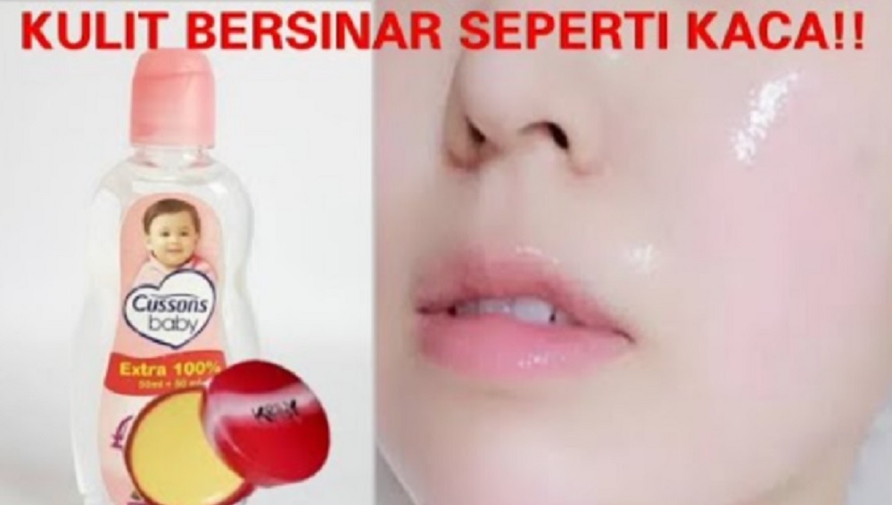 bedak kelly dan baby oil