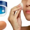 cara pakai Vaseline dengan telur.