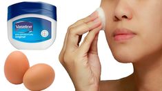 cara pakai Vaseline dengan telur.