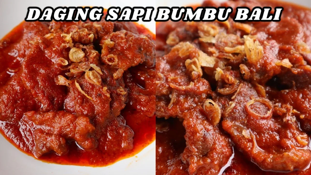 daging sapi bumbu bali yang sedap