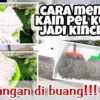 trik bersihkan kain pel yang dekil