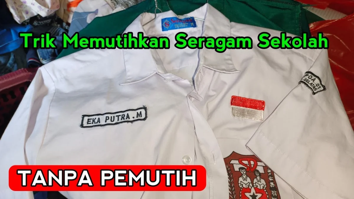 cara memutihkan pakaian tanpa pemutih