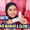 racikan air mawar viva dan fair n lovely