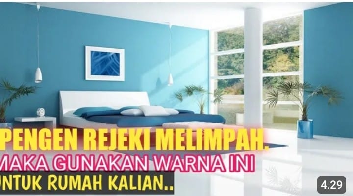 warna cat rumah pembawa hoki