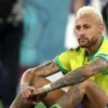 Potret Bintang Sepakbola asal Brazil, Neymar Junior.