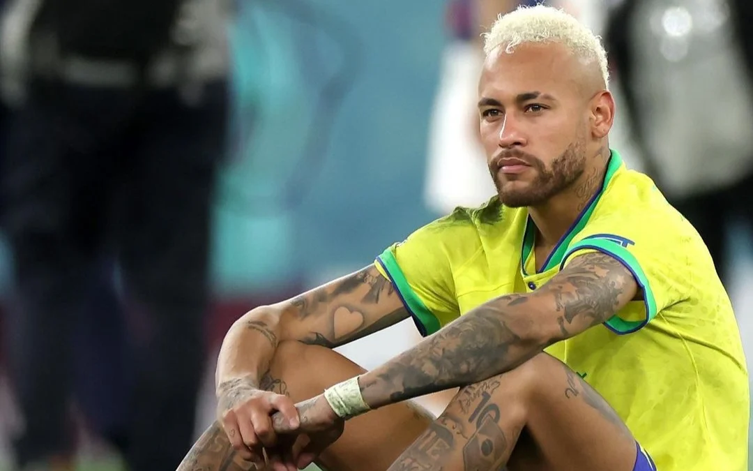 Potret Bintang Sepakbola asal Brazil, Neymar Junior.