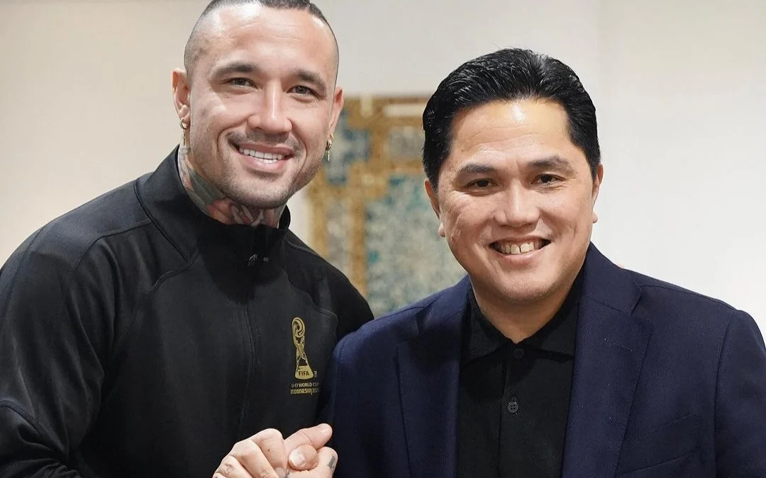 Radja Nainggolan Bertemu Erick Thohir, Ada Apa?