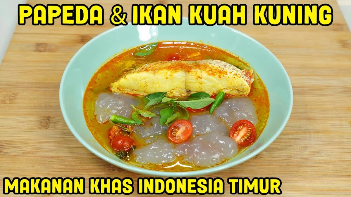 papeda sayur ikan asin