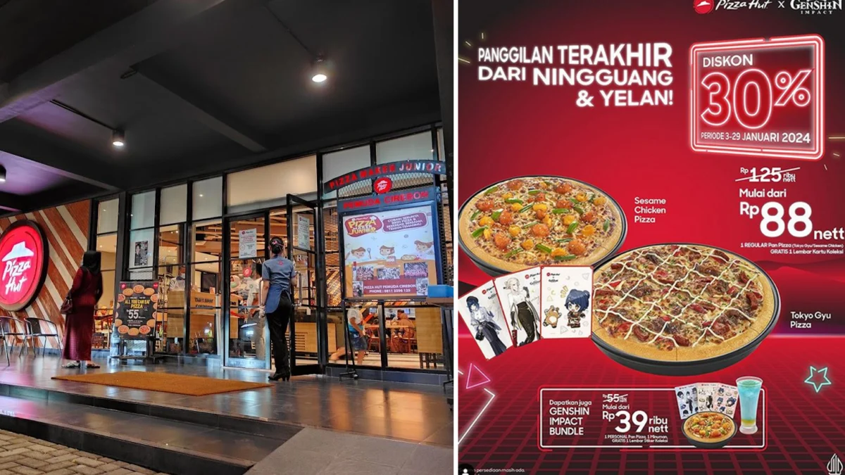Promo Pizza Hut x Genshin Impact