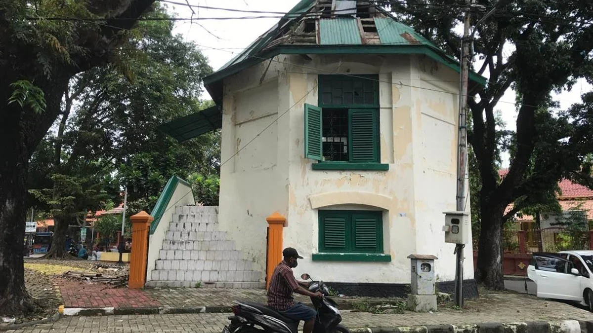 Kawasan Gedung Bundar di Taman Kebumen disiapkan menjadi destinasi wisata baru andalan Kota Cirebon.