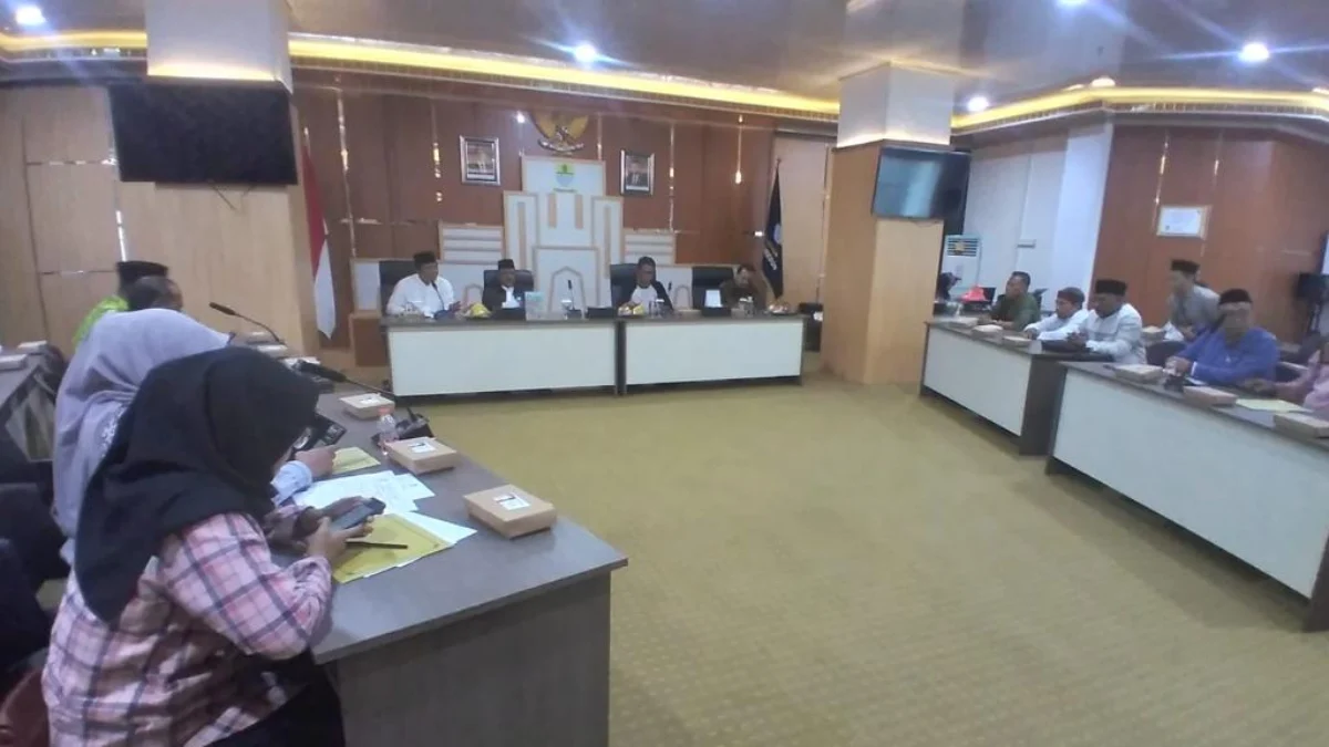 Rapat pleno penetapan besaran zakar fitrah tahun 2024/1445H di kota Cirebon