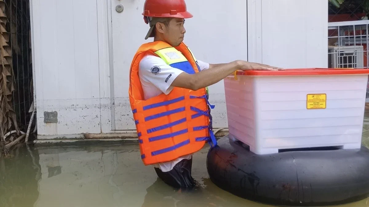 XL bantu korban banjir Jawa Tengah