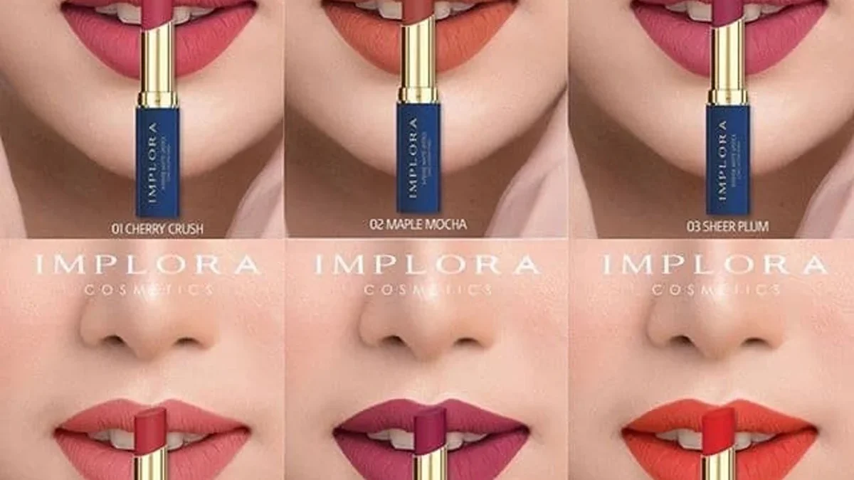 Lipstik Terbaik Implora yang Nempel Tahan Lama dan Melembapkan Bibir