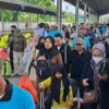 10 Ribu Per Hari Pemudik Tiba di Stasiun Wilayah Daop 3 Cirebon