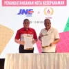 Penandatanganan Nota Kesepahaman antara JNE dan KONI