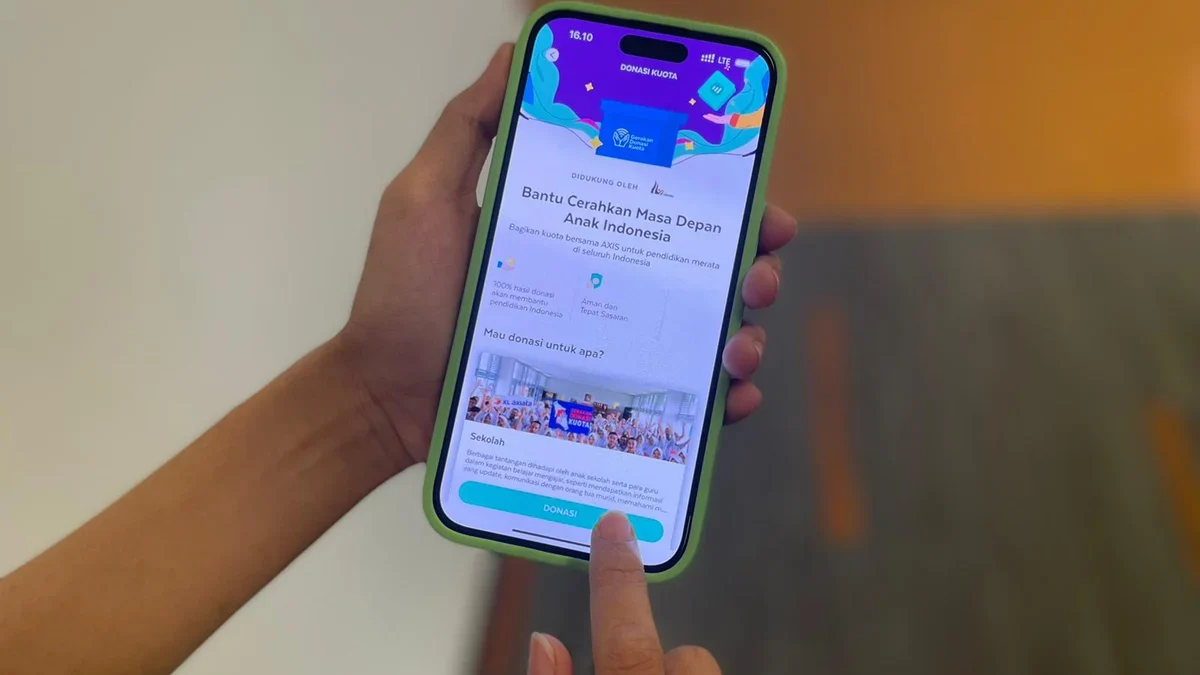 Kini Pengguna AXIS Mudah Lakukan Donasi Kuota dengan AXISNET