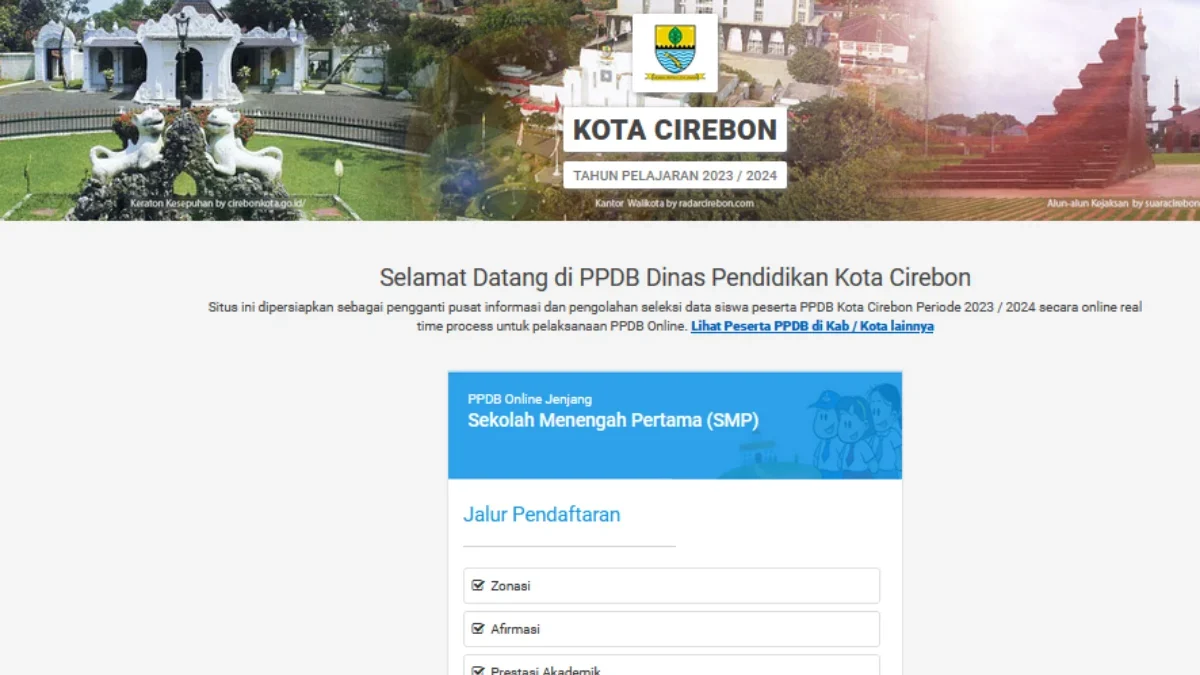 PPDB SMP Kota Cirebon