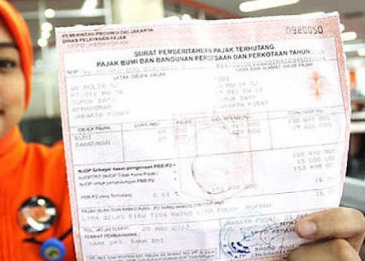 Warga Menunda Bayar PBB, Baru Masuk Rp9,8 Miliar dari Target PBB Rp70,4 ...