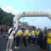 Fun Run 10 KM di Jalan KH Abdul Halim dimulai di depan lapangan GGM Majalengka.