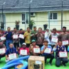 Sebanyak 107 unit pompa air bantuan dari Kementerian Pertanian diserahkan kepada para petani, Jumat (5/7/24) d