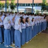 Siswa dari SMAN 1 Kota Cirebon