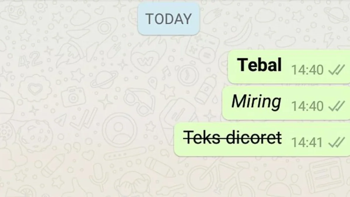 Inilah Beberapa Cara agar tulisan di Whatsapp terlihat Unik dan Menarik