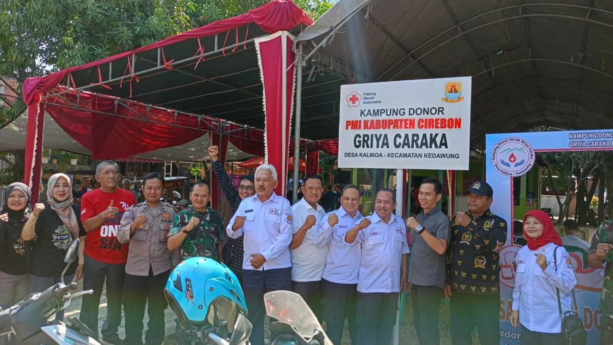 Kampung Donor Griya Caraka Kalikoa diresmikan dilanjutkan acara donor darah di Baperkam RW 08 Griya Caraka 