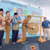 Sekretaris Daerah (Sekda) Kabupaten Cirebon Dr H Hilmy Rivai MPd membuka job fair di SMK Budi Tresna Muhammadi