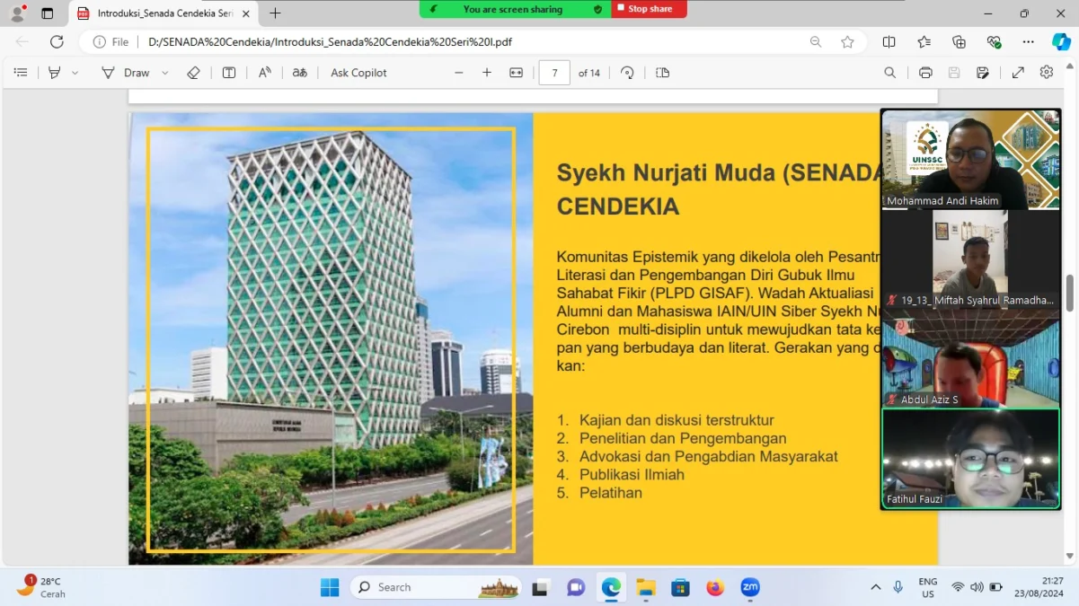 Gagas Senada Cendekia, Pesantren GISAF Cirebon Tegaskan Peranya Wujudkan Supremasi Budaya dan Peradaban Digday