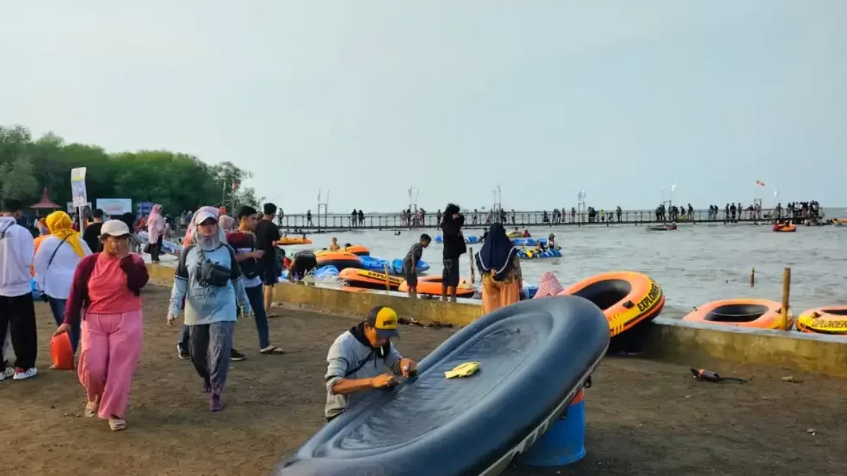 aktivita di wisata pantai kejawanan cirebon