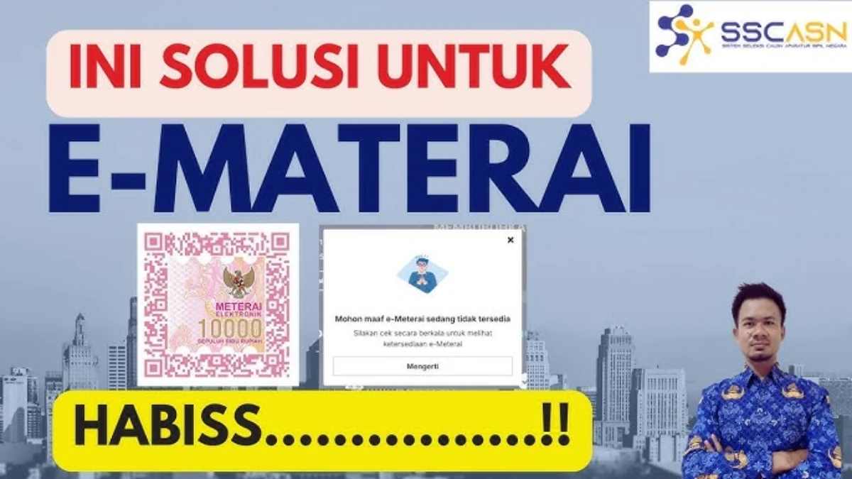 Cara Mendaftarkan E-Materai sumber gambar : youtube