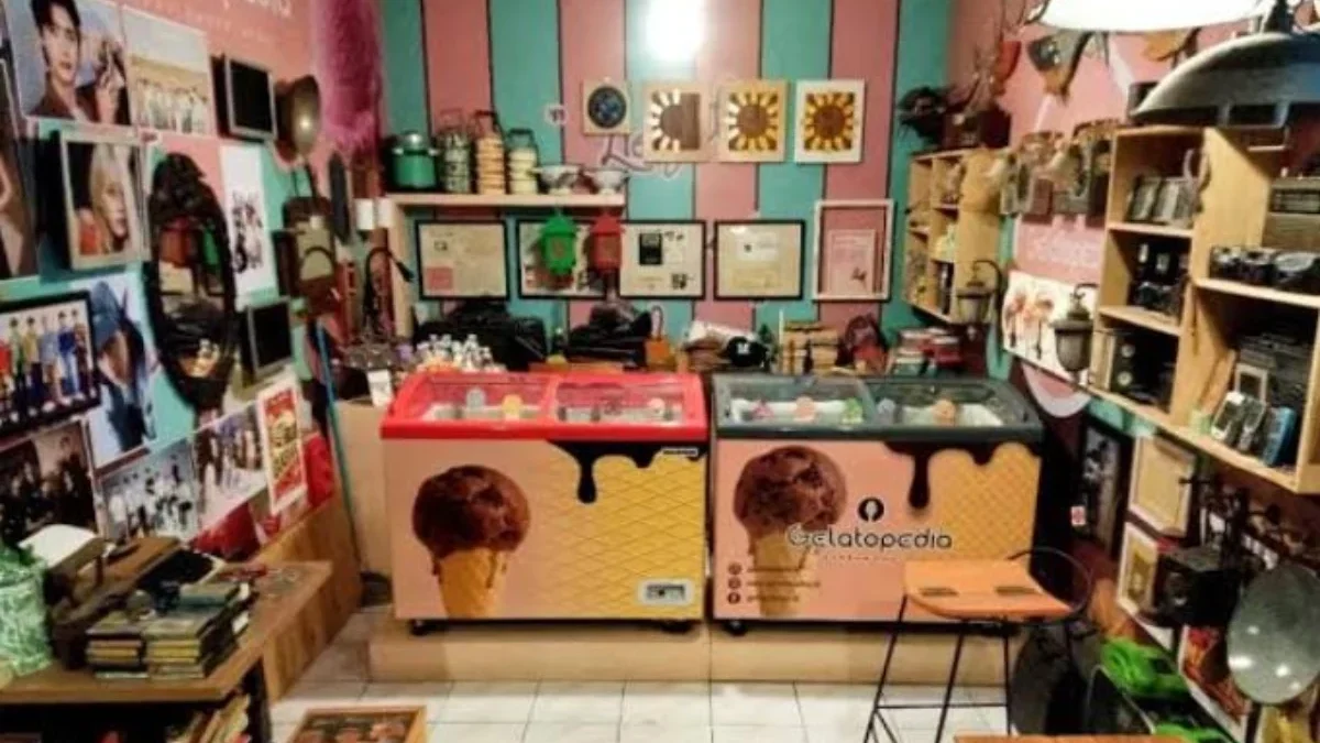 Gelatopedia, Kedai Es Krim Aesthetic.
