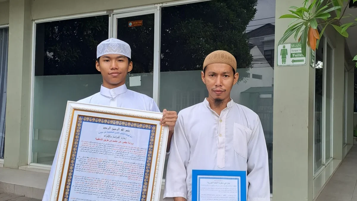 Isa santri pesantren sabilul quran raih sanad