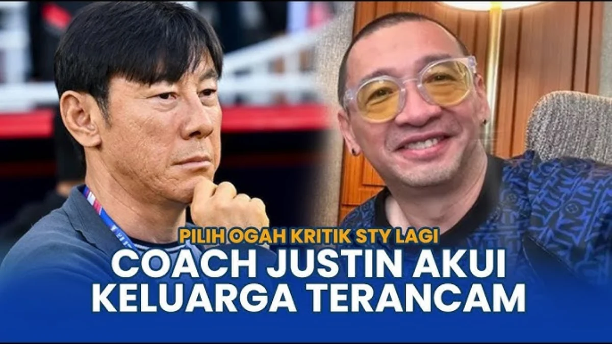 Coach Justin Stop Bahas Lagi Pelatih Timnas Indonesia Shin Tae Yong Karena Takut Di Ancam