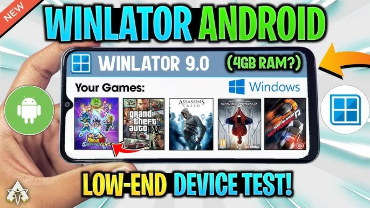 Minimal Spek HP Yang Di Butuhkan Untuk Bermain Winlator Emulator Game PC Di Android