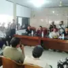 Audiensi denggan pemdes Ujunggebang dan BPD