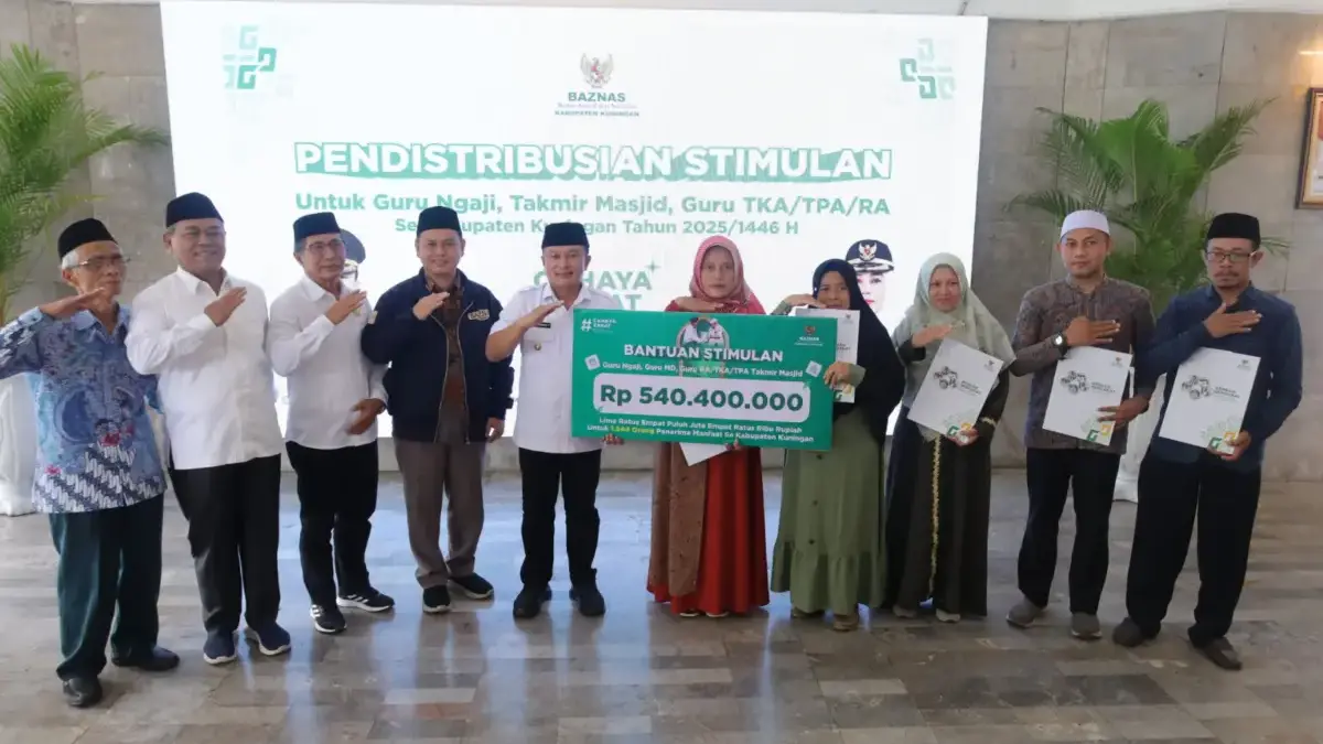 Bantuan dari Baznas Kabupaten Kuningan