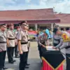 Upacara sertijab lima PJU Polres Cirebon Kota