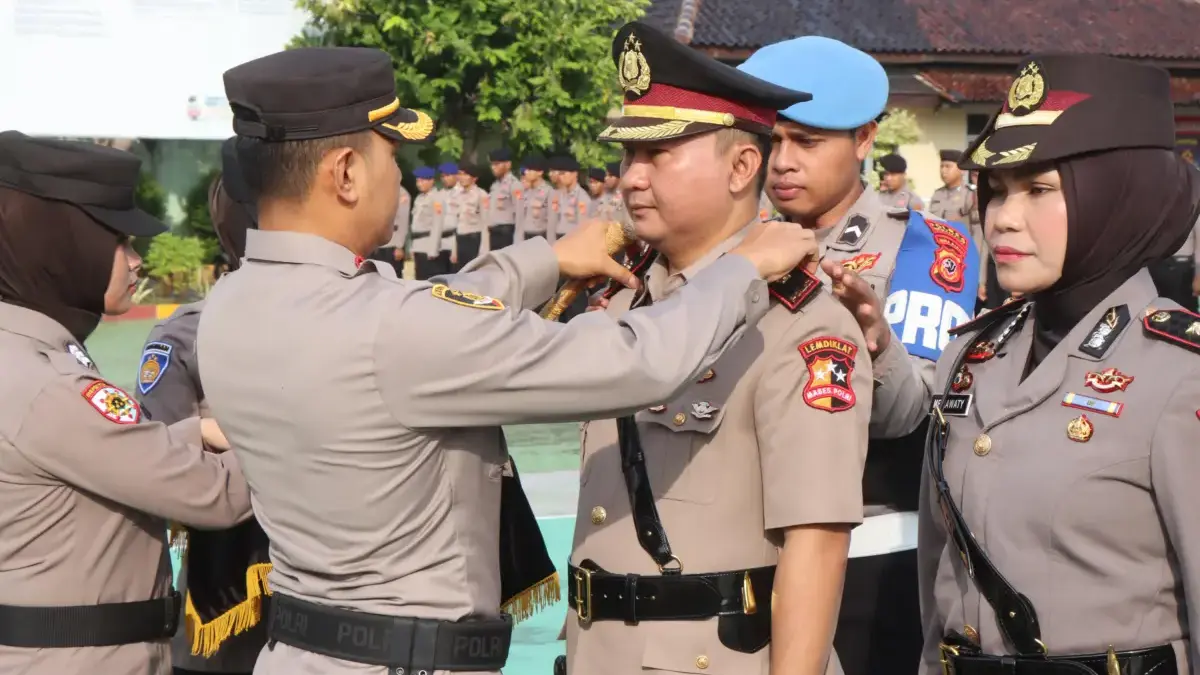 sertijab pejabat utama polres indramayu