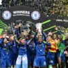 Chelsea selebrasi juara UEFA Conference League